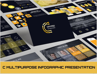 C Multipurpose Presentation Template crypto cryptocurrency graphicdesign keynote keynote presentation keynote template presentation presentation design presentation template presentations