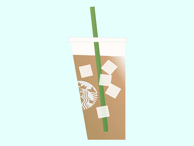 Starbucks Coffee coffee iced coffee illustration