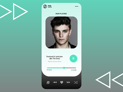 Music App adobexd app design minimalist ui design ux