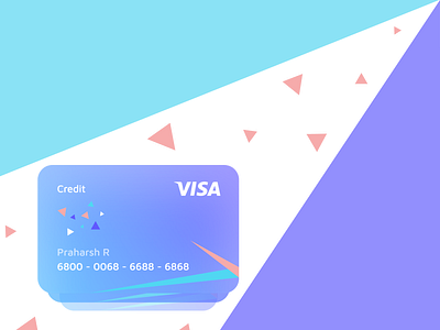 Credit Card - Bank adobexd app bank logo minimalist ui design vector