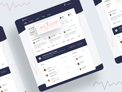 Dash - Elements (Proximity) adobexd app dashboard ui illustration minimalist proximity vector web