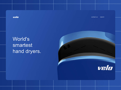 Hand Dryer Product Landing Page