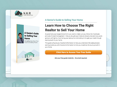Real Estate Ebook Landing Page