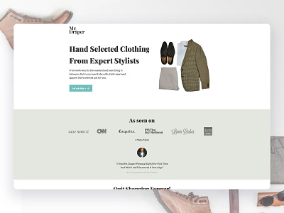 Fashion unbounce landing page