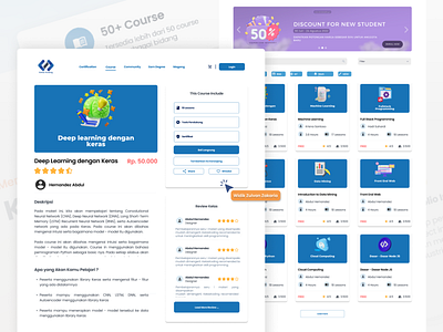 Education: Online Course Platform Website Design app branding course design e learning education logo online platform typography ui ux website