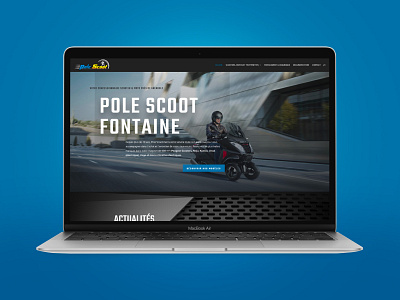 Conception de site web - Concession moto & scooter - 75 pages