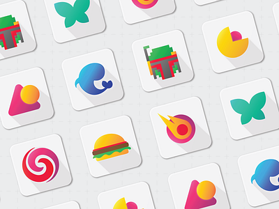 App icons set - Light theme