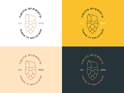 Brewery logo 🍻 beer brand branding brewery clean design color combination colors design graphic design illustration logo logo design minimalism