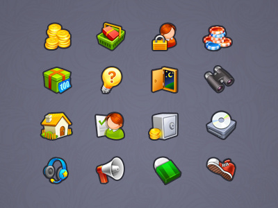 Game Icons design game icon