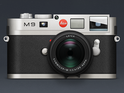 Leica M9 camera design icon leica m9