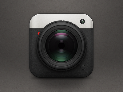 Camera Icon app design icon interface ios ipad iphone