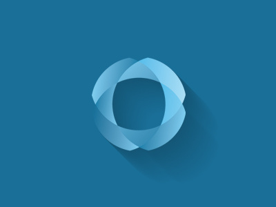 connectone blue circle connection futuristic logo