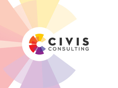 Civis Consulting civis colorfull colours consulting fun futuristic logo modern