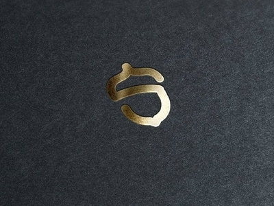 S Acorn monogram logo