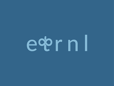 etnrl dalmartian eternal infinity logo minimaldesign minimallogo typography