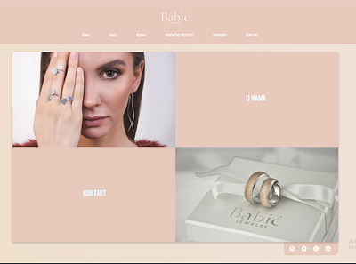 jewelry store website concept ui ux web design webdesign website