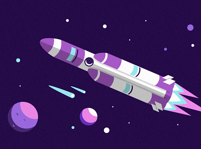 Rocket Ship_2 design illustration vector