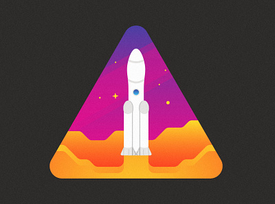 Rocket Ship_3 design illustration vector