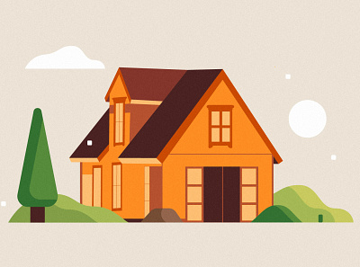 House_1 design illustration vector