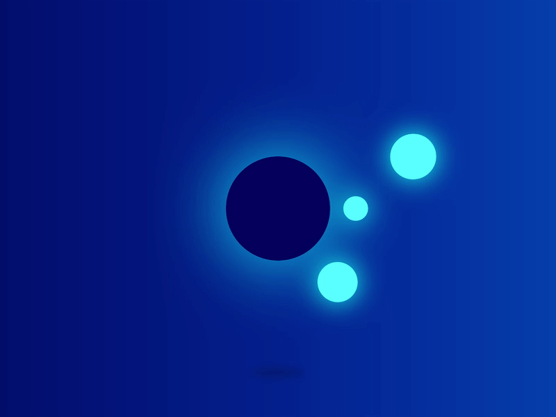 Simple Shape Orbits animation design illustration motion graphics vector