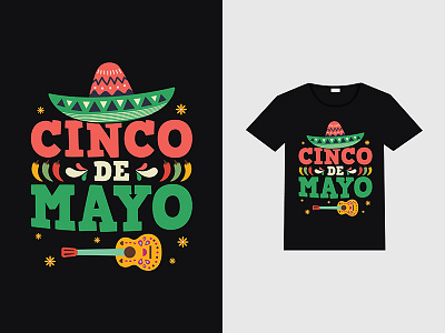 Cinco de Mayo design graphic design t shirt design typography vector