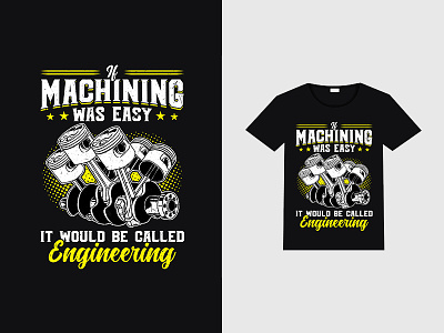 Machinist design graphic design t shirt design typography vector