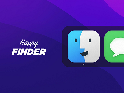 Happy Finder - macOS Icon