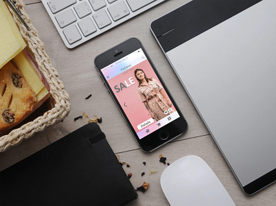 Fashion app Paloma app fashion sale ui design