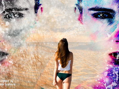 Girl on the beach beach effects girl inspiration