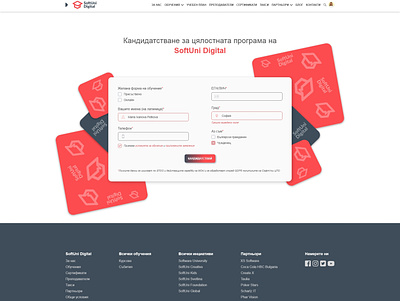 Registration form (Redesign) design desktop education platform redesign registration form ui ui design ux