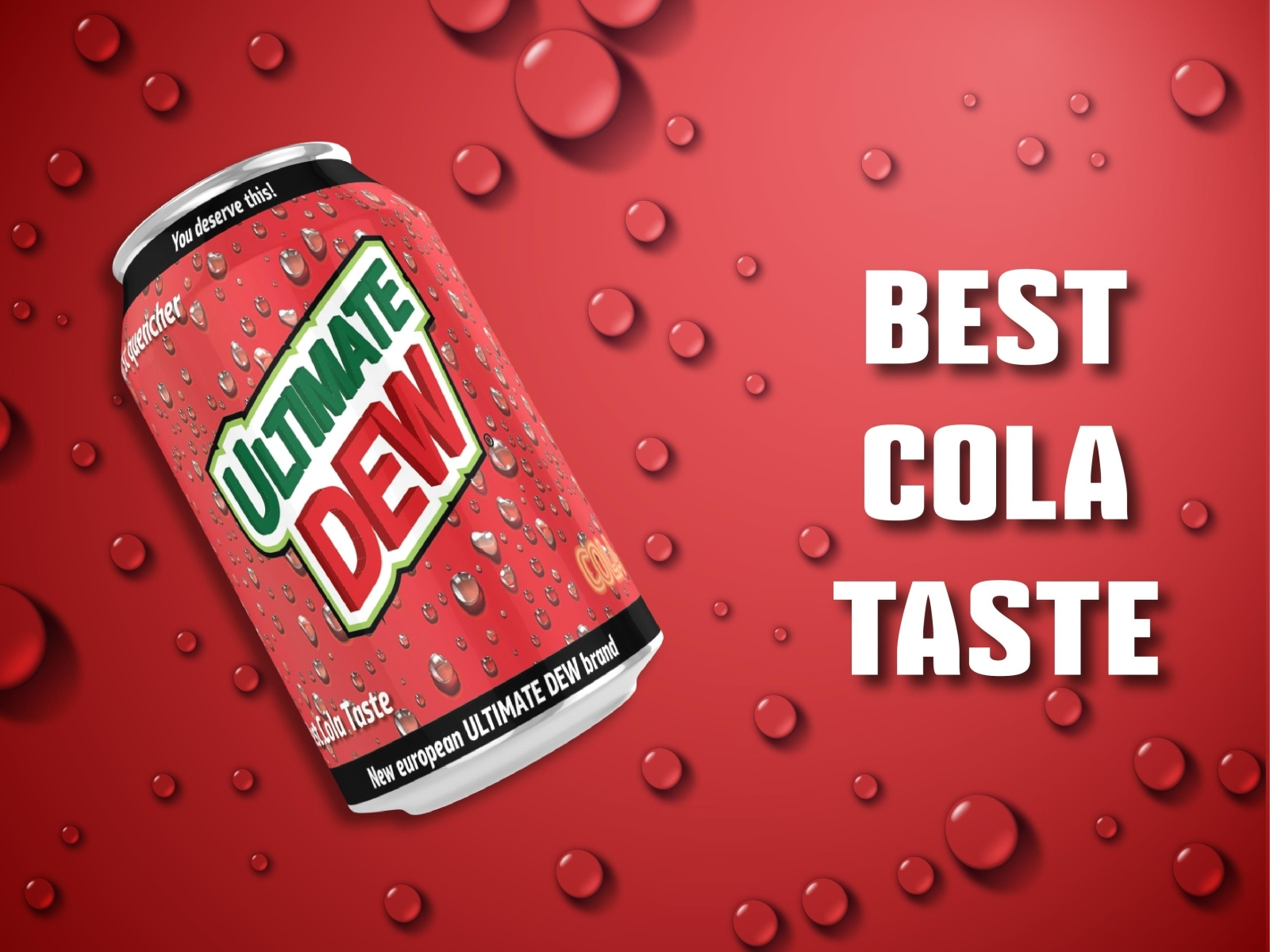 Ultimate Dew Cola soft drink brand by Tatyana Gocheva on Dribbble