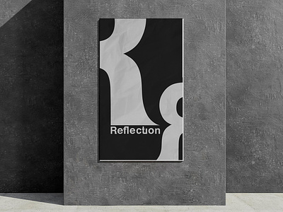 Reflection art branding design graphic design identity illustration logo logos mockup poster posterart reflection streetmockup typography typographyposter vector