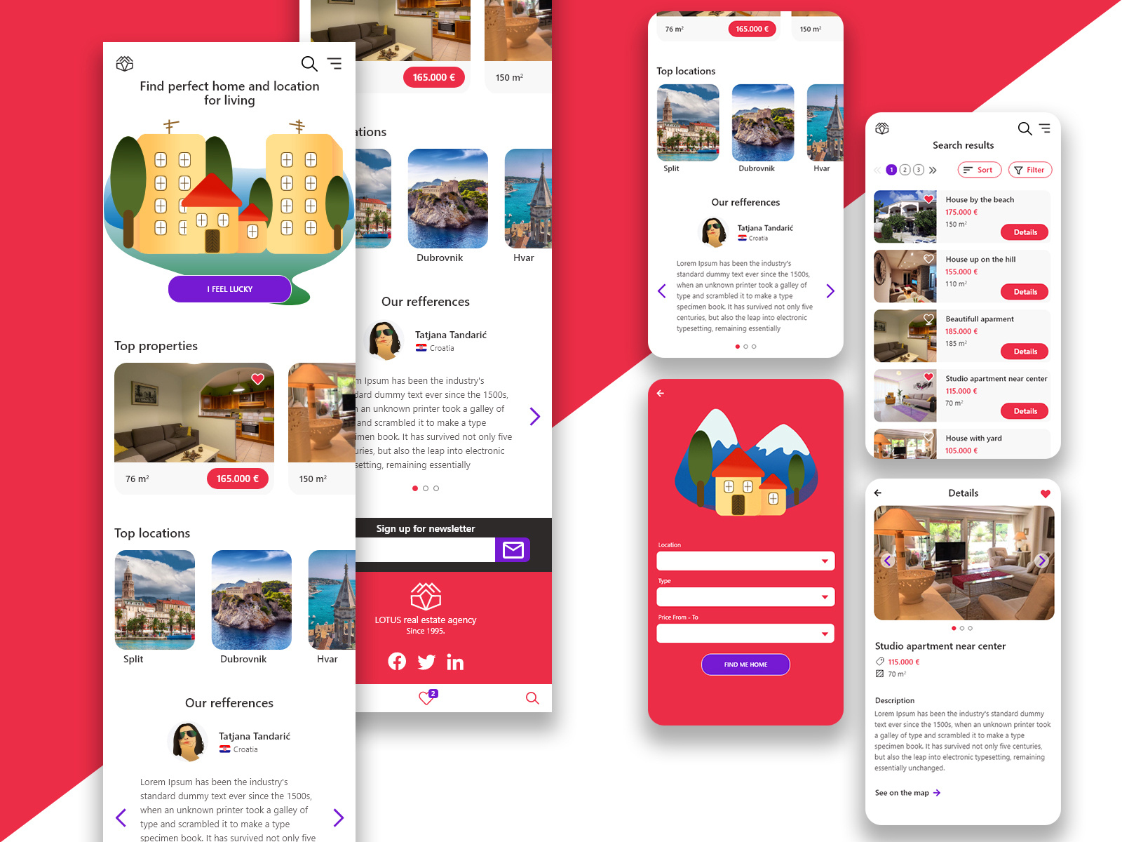 Real Estate App By Tanjster On Dribbble Real Estate App By Tanjster On Dribbble