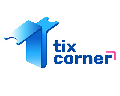 Tix Corner brand identity branding design illustration logo logodesign tixlogo vector