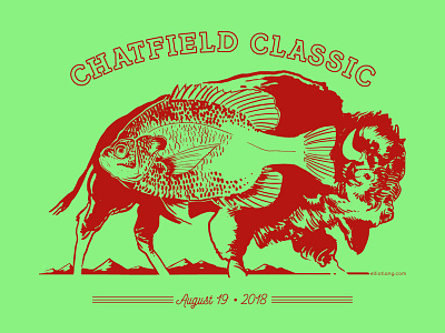 Chatfield Classic 2018 art design event icon illustration logo swim vector wildlife wildlife illustration