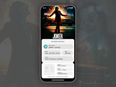 Cinema Ticketing App app design application application design application ui cinema cinematic design ui ui ux xoomart