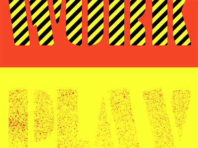 Tock & Tick / Work & Play splatters stencil stripes typography web design webfonts