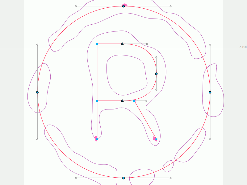 ® registered typography vectors robofont font typeface design