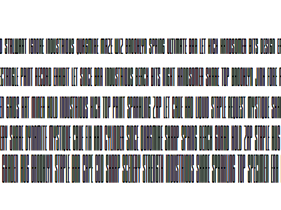 A rainbow of subpixels barcode fonts rainbow rendering subpixels typography webfonts