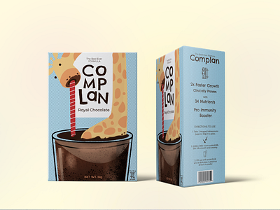 Complan packaging design branding chocolate drink graphics packaging protein visual