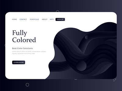 Fluid Color Background abstract background abstract design illustration landing page landing page design