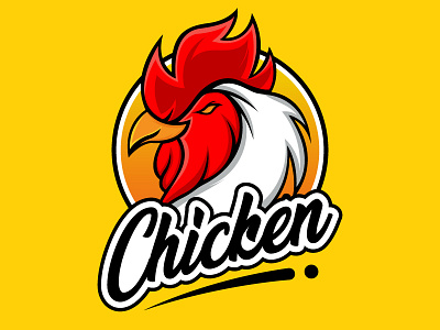 Restaurant Chicken Logo Design brand brand identity branding graphic design illustration logo mascot restaurant restaurant logo