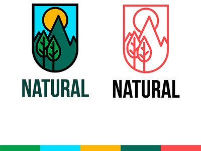 Natural | Food Logo | Restaurant Branding | Food Branding branding design food food branding graphic design illustration logo natural restaurant restaurant branding