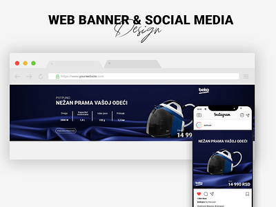 WEB BANNER & SOCIAL MEDIA POST