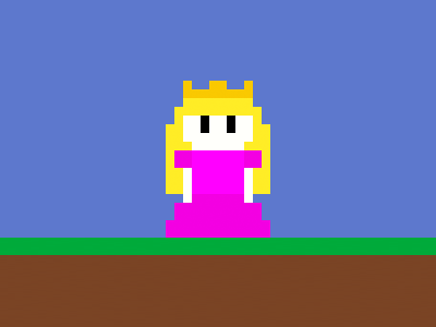 Princess Quest 2d games pixel art princess