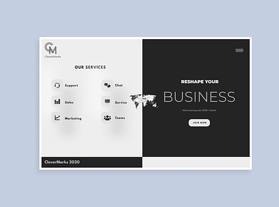 IT solutions Website Design branding design illustration logo typography ux vector website