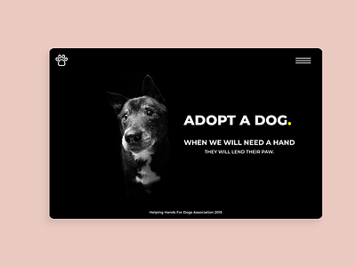 Dog adoption Website Idea