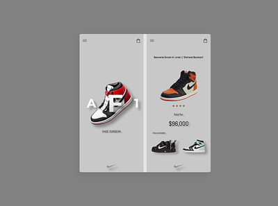 Sneaker Application app branding design illustration logo nike sneakers