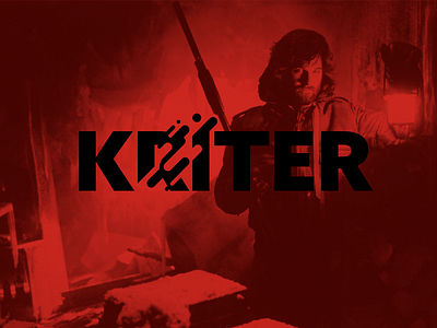 Kriter - Love , track , share cinema - Logo branding horror logo vector