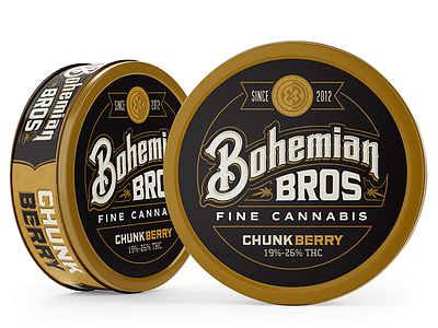 Bohemian Brothers Cannabis Packaging